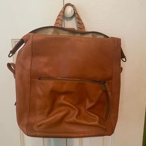 LUCKY Brand soft leather backpack.